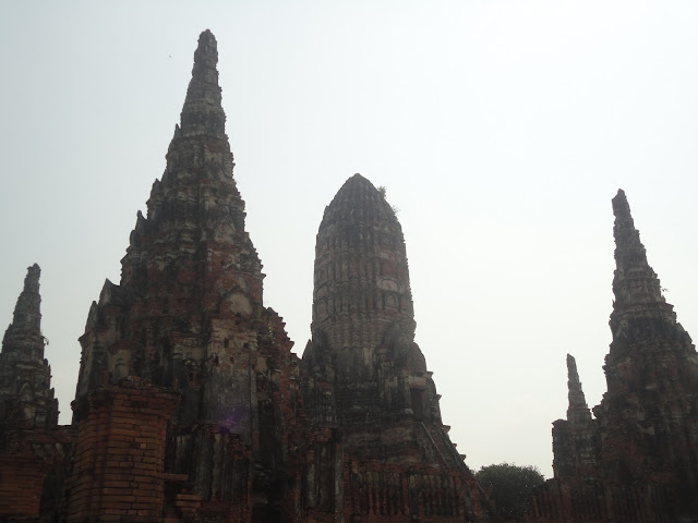 Wat chaiwatthanaram, temple Thaïlande, Ayutthaya, location vélo, guesthouse