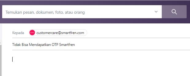 customer service smartfren di email