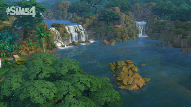 The Sims 4 Jungle Adventure Zoom background