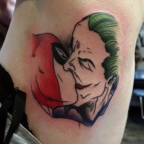 10 Joker and Harley Quinn Tattoos For Any Comic Couple!