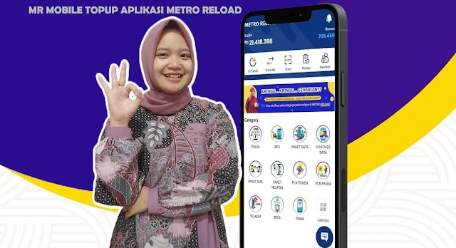 mr mobile topup aplikasi metro reload
