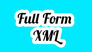 Full Form Of XML