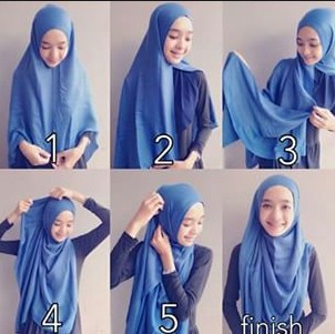 Tutorial Hijab Pashmina Syari Oki Setiana Dewi