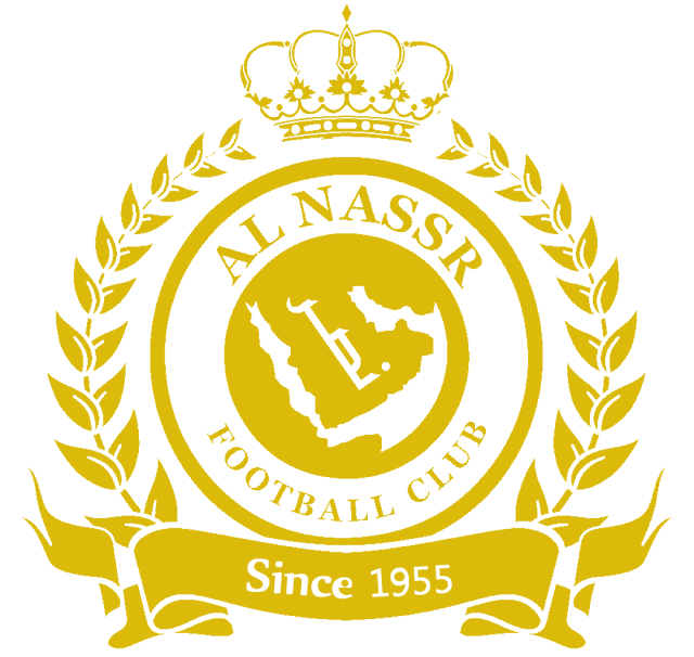 الشعار والعلامة التجارية لنادي النصر لكرة القدم، باللون الأصفر