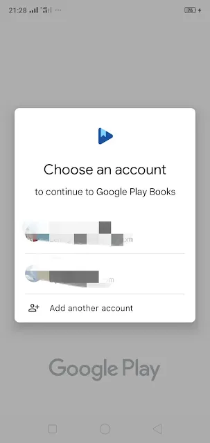 akun Google Play Book dan Audiobook