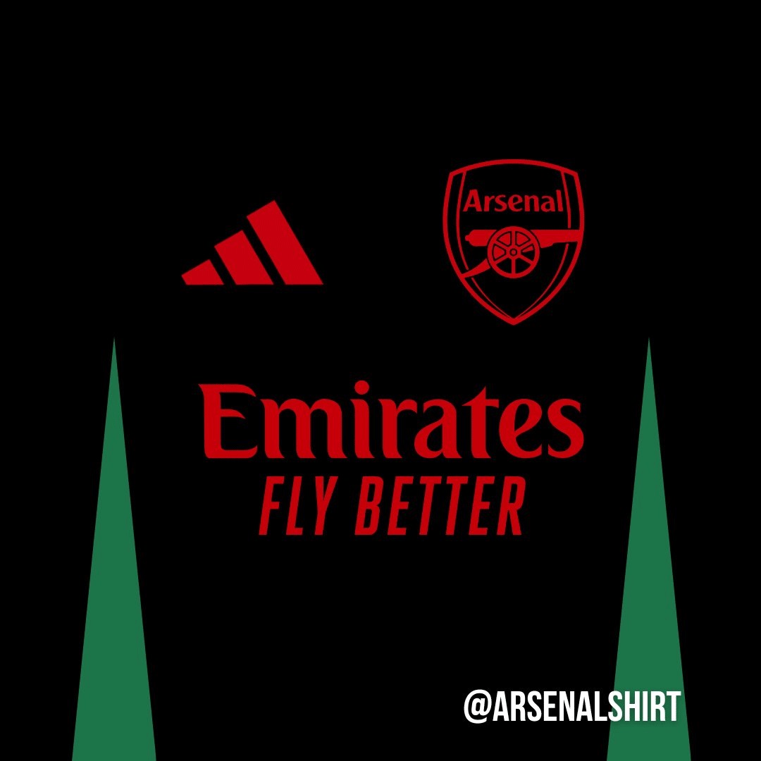 arsenal new black kit