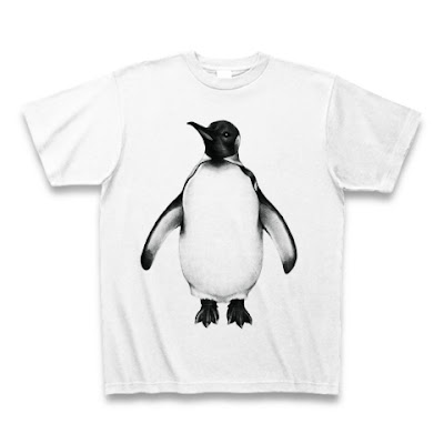 ペンギンTシャツ　ペンギンイラストTシャツ　かわいいペンギン
