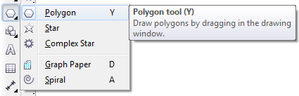 Mengenal bagian CorelDRAW - Polygon Tool Mengenal bagian CorelDRAW - Polygon Tool