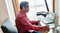 Wagub Kandouw Ikuti Pogram Webinar se-Sulut Dan Apresiasi Terobosan Telkomsel Jual Paket Internet Murah