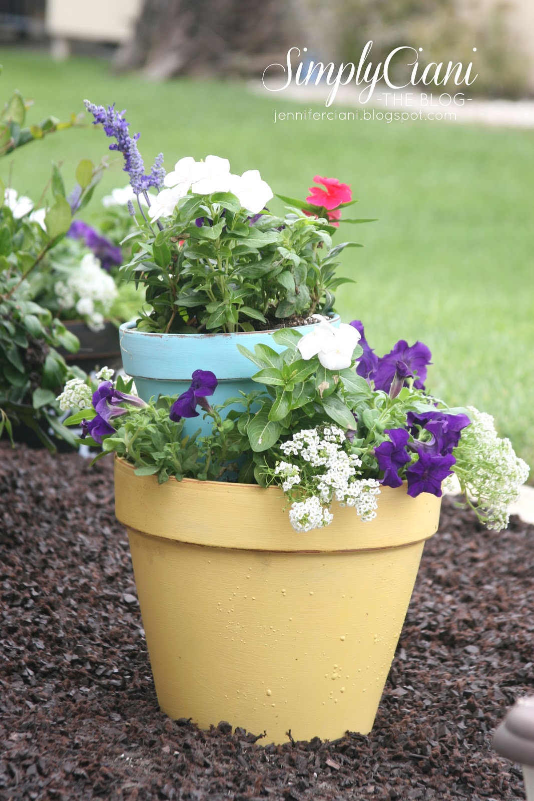 outdoor flower pot ideas pinterest