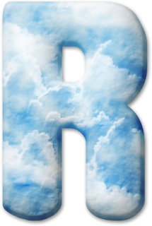 Alfabeto con Nubes. 