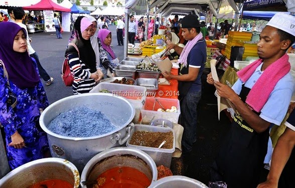 nasi kerabu bazar ramadhan putrajaya 