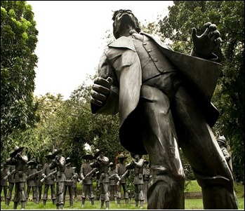 diorama of jose rizal martyrdom in luneta park