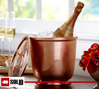 copper ice bucket