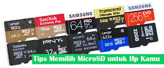 8 Tips Memilih MicroSD Card Untuk Handphone Android Kamu