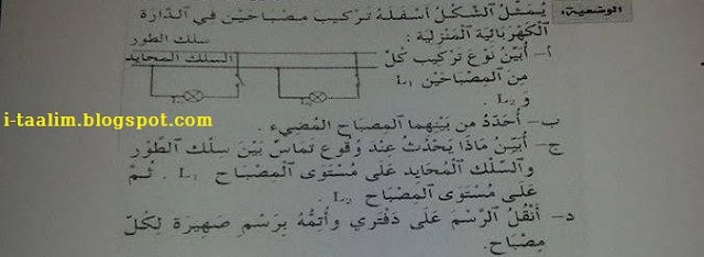 مباراة التعاقد 2017 : موضوع و عناصر الإجابة للشق الديداكتيكي لمادة العلوم للسلك الابتدائي