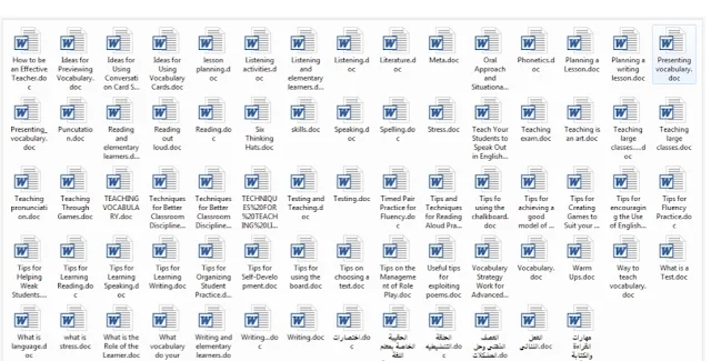  اكثر من 100 ملف وورد فيهم كل ماتتمناة لتدريس اللغة الانجليزية باقوى الطرق الفعالة