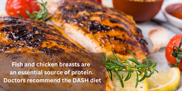 Fish and chicken breasts are an essential source of protein