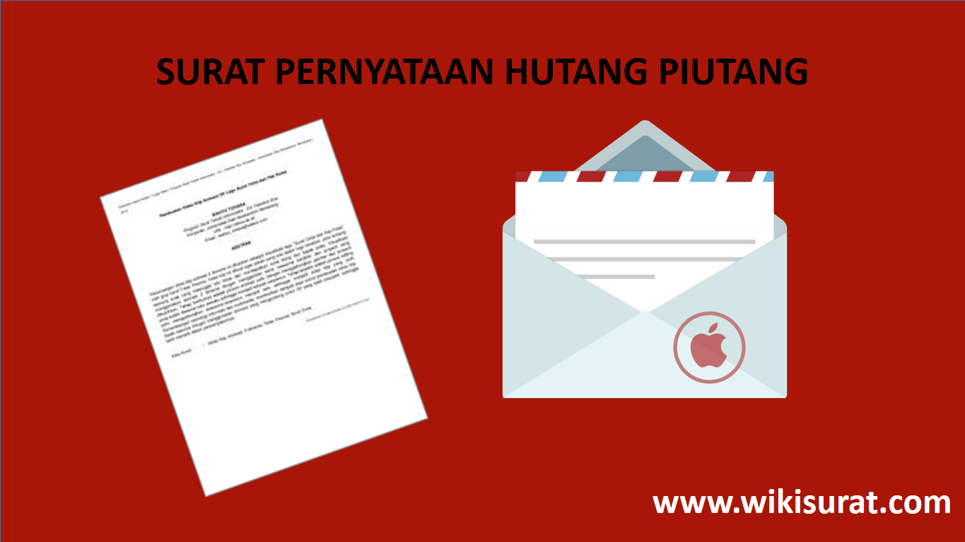 Contoh Surat Pernyataan Hutang Piutang dan Kesanggupan Membayar Bermaterai