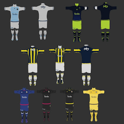 PES 2013 Fenerbahçe 15/16 Kits by Sinyor10