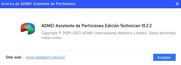 AOMEI Partition Assistant Professional Full Español