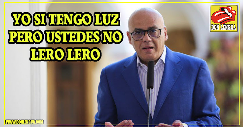 Jorge Rodríguez vuelve a decir que la luz faltó por ataques contra centrales eléctricas