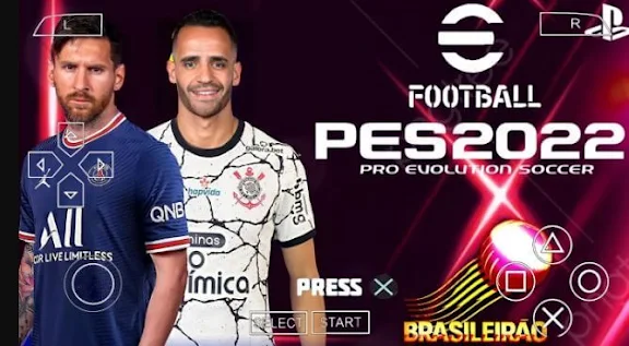 Download PES 2022 PPSSPP MESSI to PSG Android Offline New Update