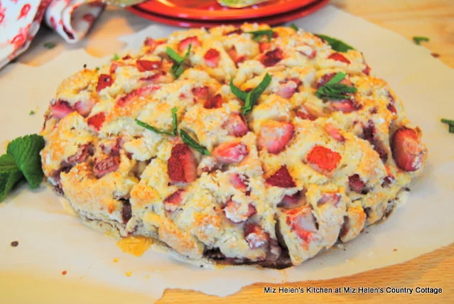 Fresh Strawberry Scones at Miz Helen's Country Cottage