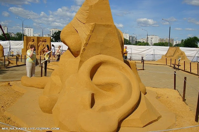 Amazing: Great Roman Empire Sand Sculpture Exhibition in Russia