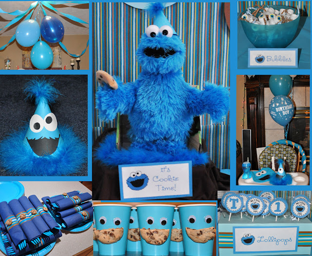 Cookie Monster Birthday Party