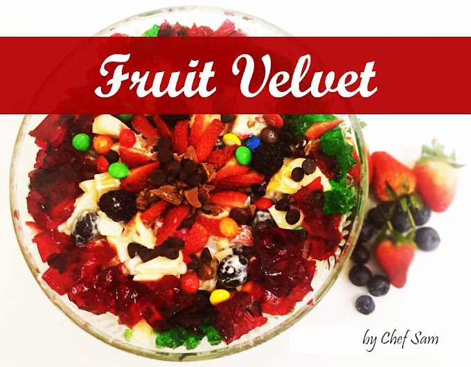 Make Fruit Velvet to impress your guests  فروٹ ویلویٹ