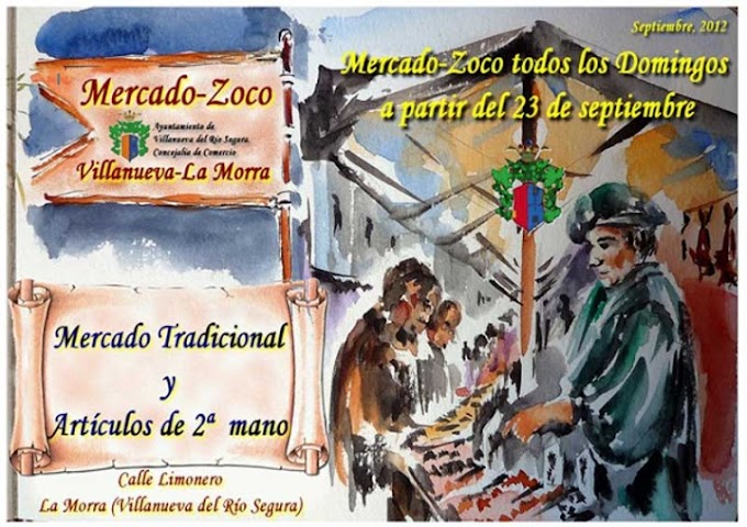 Mercado Zoco ''La Morra'' en Villanueva del Río Segura...