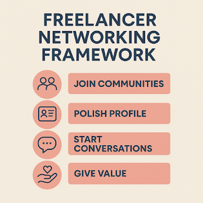Freelancer networking framework for online connections