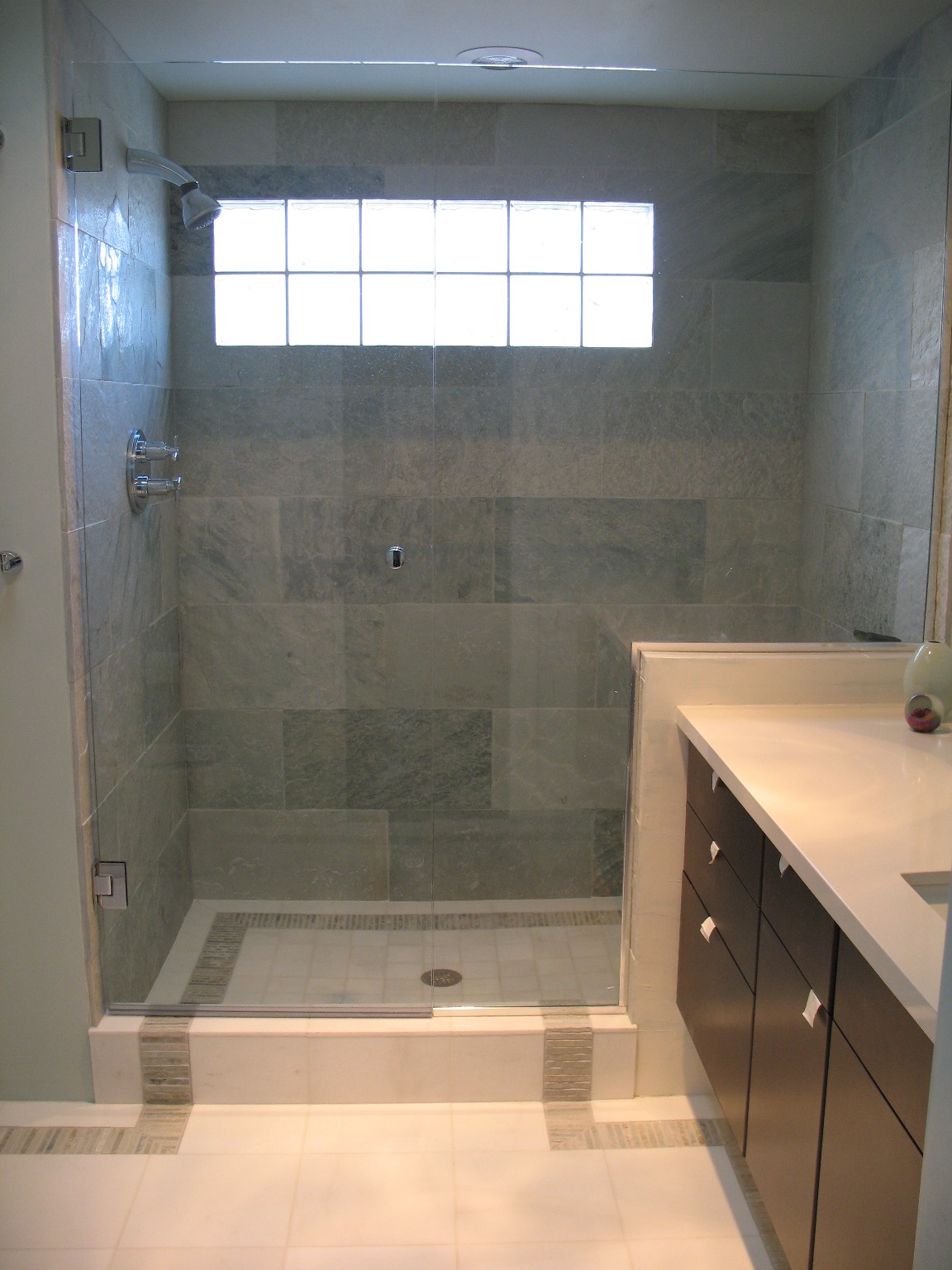 bathroom shower bench The Schluter-Shower System, a complete, easy-to-install