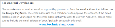 Applovin Approval Official Statement - Technical Arp