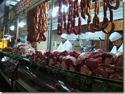 All kinds of pork and sausage