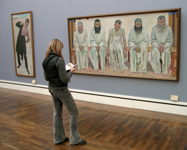 Student at Jena, Tired of Life by Ferdinand Hodler, Neue Pinakothek, Munich