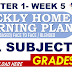 WEEK 5 GRADES 1-6 Weekly Home Learning Plan Q1