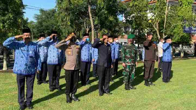 Wakapolres Pekalongan Ikuti Upacara Hari Kebangkitan Nasional ke - 114 Tahun 2022 