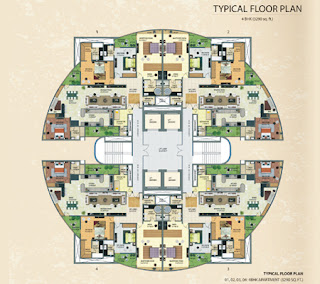 2 Bedroom Luxury Apartment Floor Plans