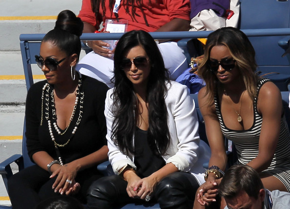 Kim Kardashian and Friends at the US Open