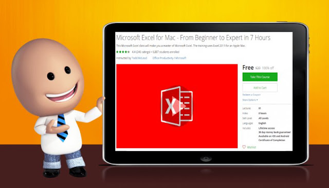 [100% Off] Microsoft Excel for Mac - From Beginner to Expert in 7 Hours|Worth 20$