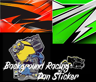 Kumpulan Background Racing dan Sticker Mentahan Pixellab HD Terbaru