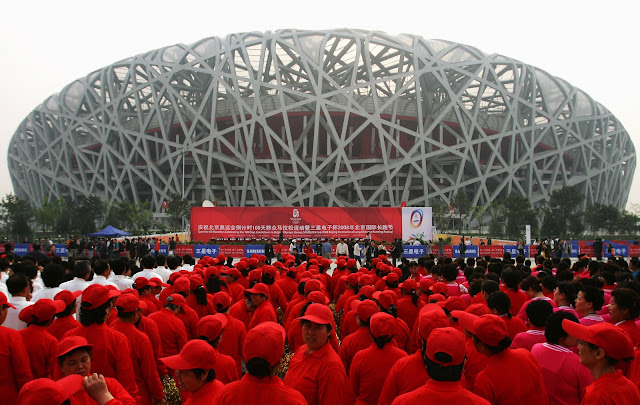 Amazing Beijing Birds Nest Stadium in China_MyClipta