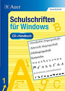 Schulschriften für Windows und Mac - Einzellizenz: 1. bis 4. Klasse