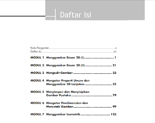 Modul Pembelajaran AutoCAD 2D Full