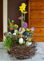 Birds Nest Centerpieces