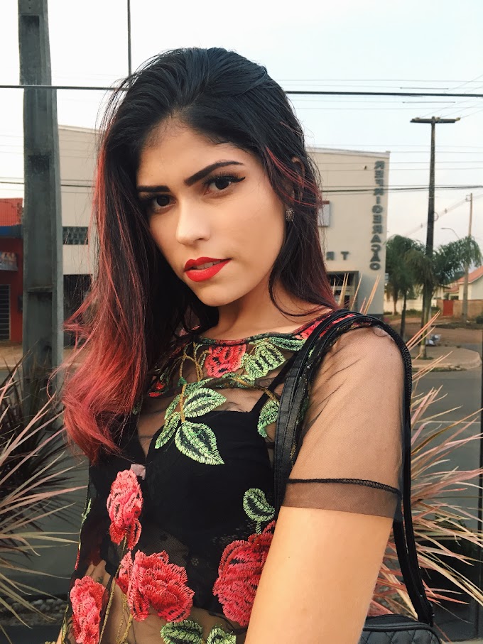 Look do dia: Transparência Floral + Destroyed