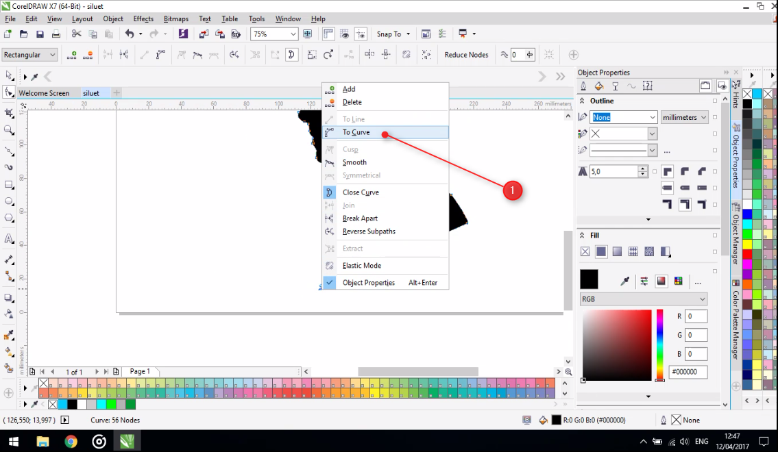 Cara Membuat Desain Foto Siluet Di CorelDraw Yang Benar 