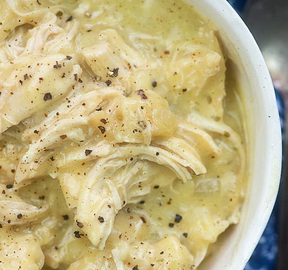 CROCKPOT CHICKEN AND DUMPLINGS #dinner #meals